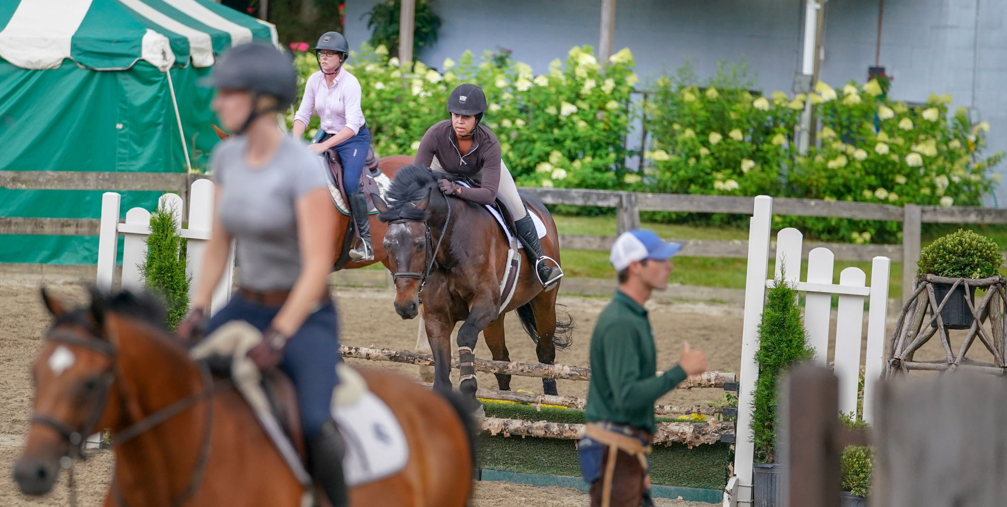 Horse show practice